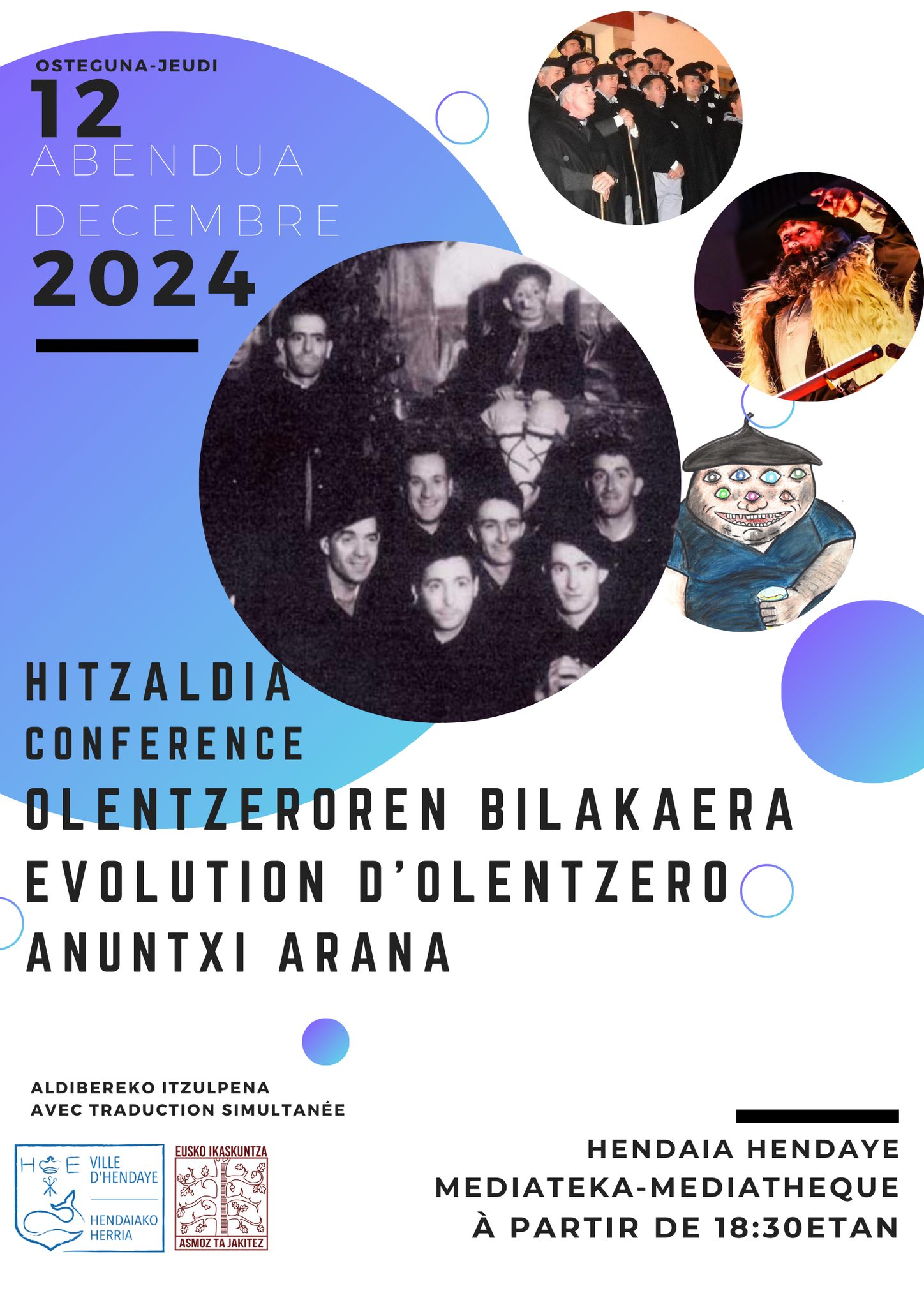 Conférence : Evolution d'Olentzero