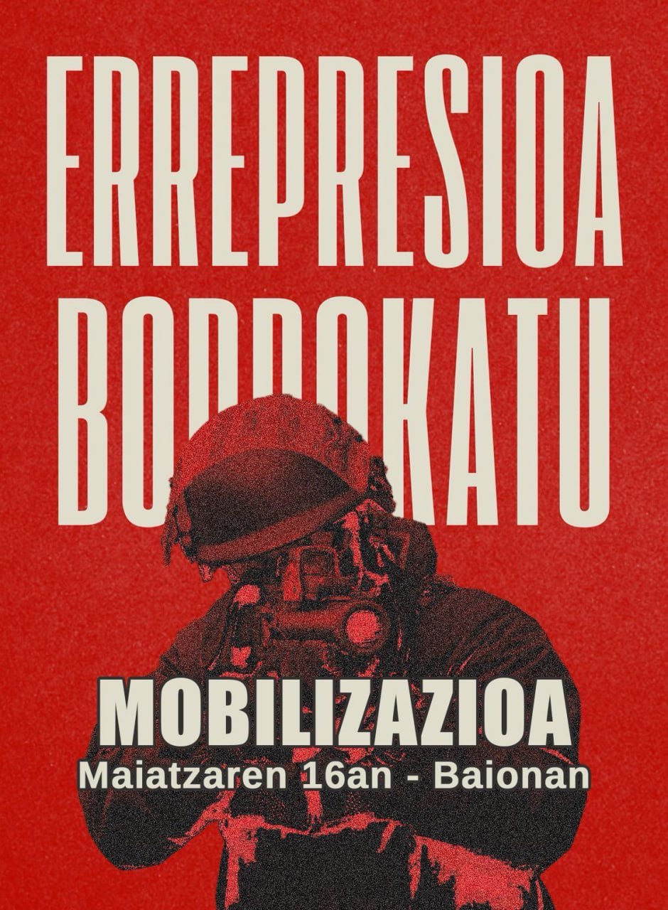 Manifestation contre la répression