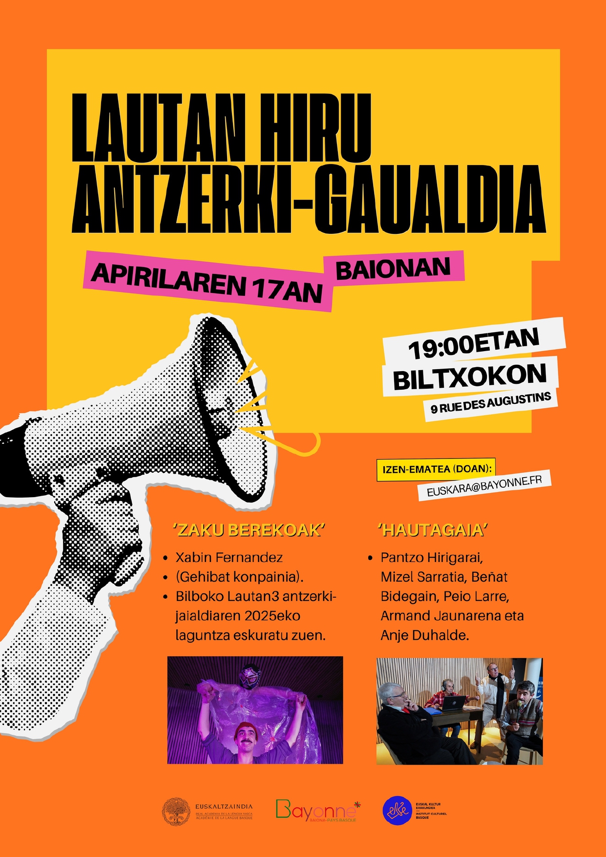 Lautan hiru antzerki gaualdia