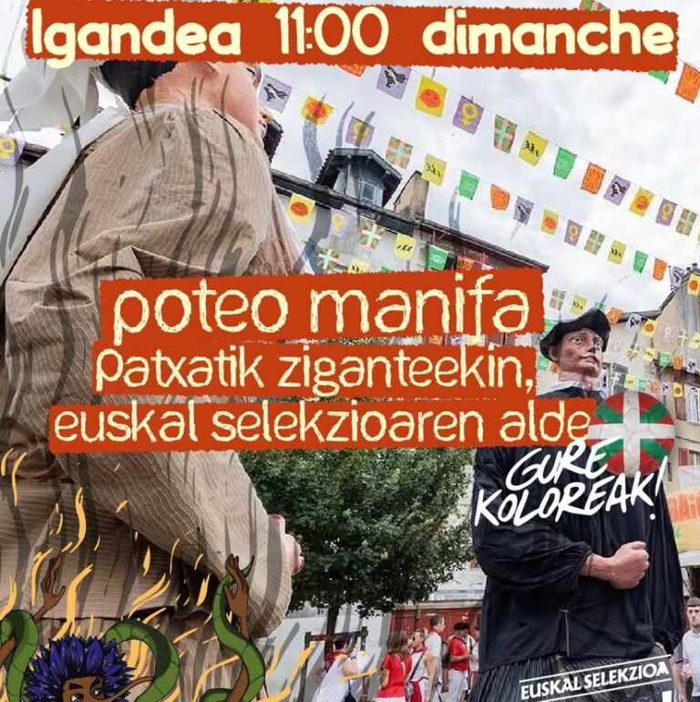 Euskal selekzioaren aldeko manifa