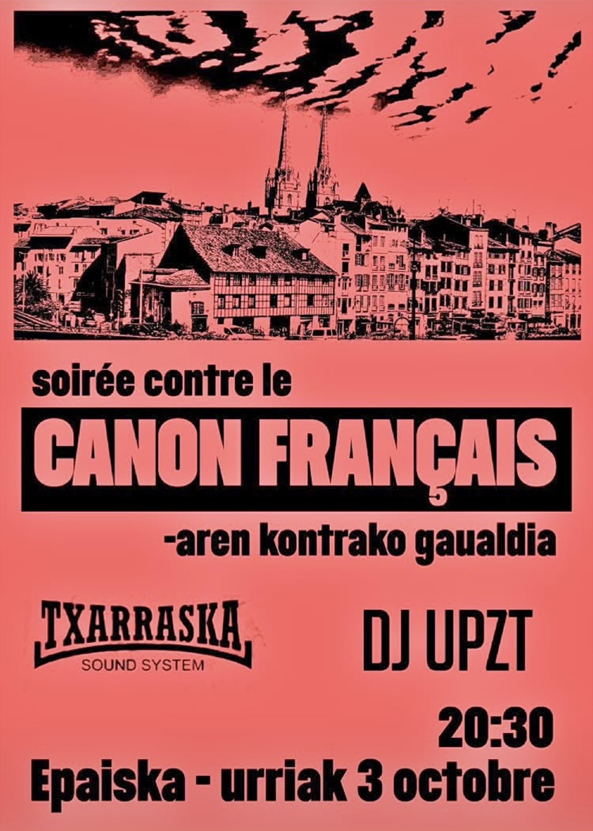 Soirée contre le canon français