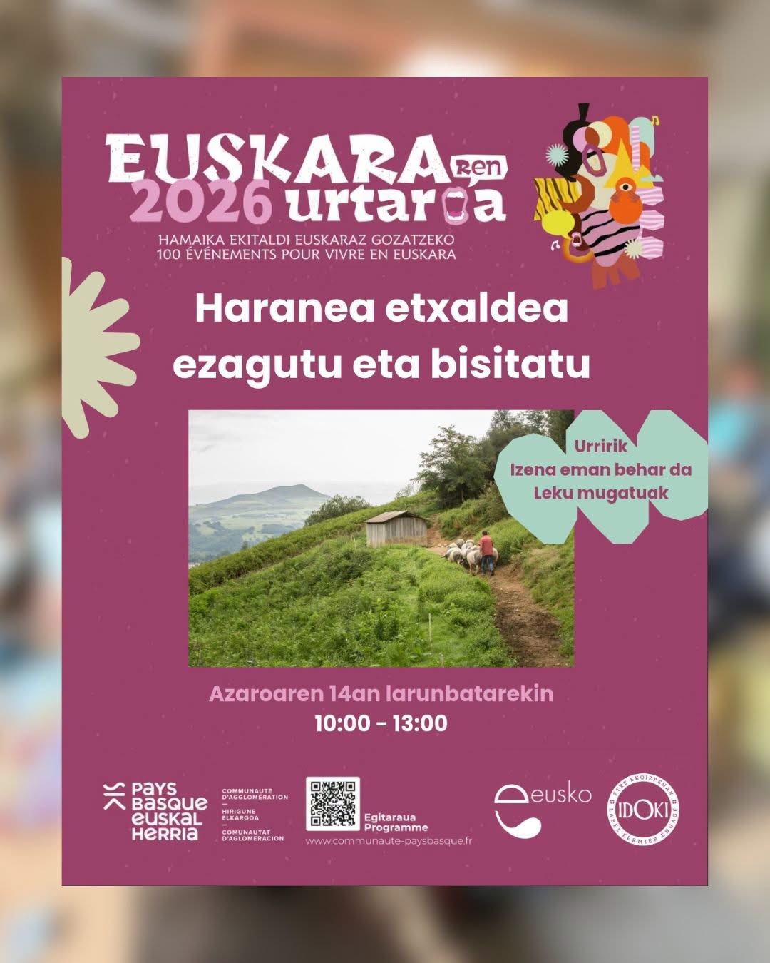 Haranea etxaldea ezagutu